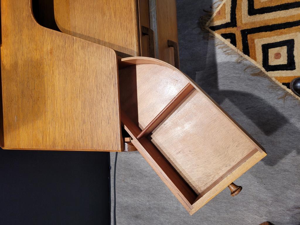 Dressing table G Plan 50s in teak-plated wood