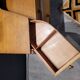 Dressing table G Plan 50s in teak-plated wood