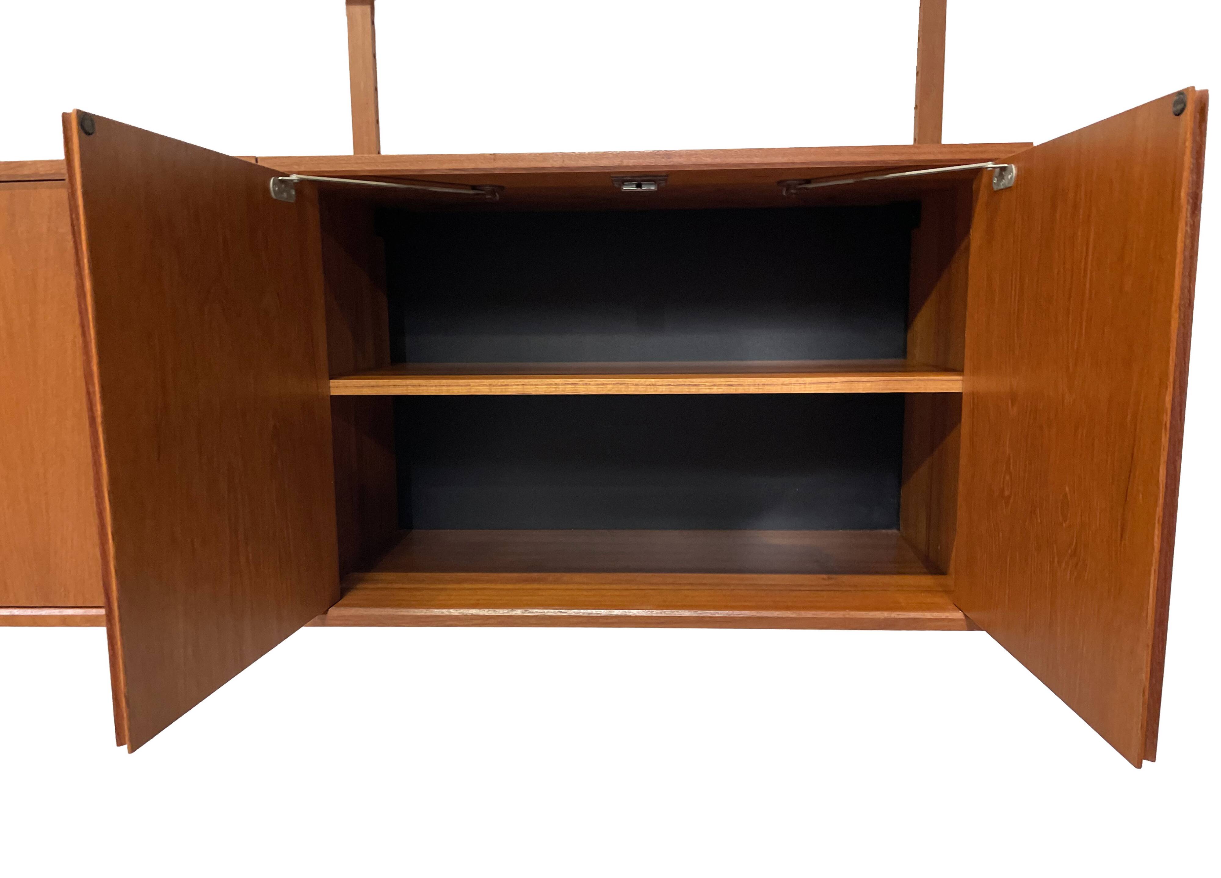 Vintage Poul Cadovius Cado wall system wall unit Design