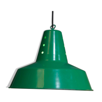 Industrial lamp shed lampshade in green aluminum