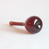 Ruby red vase by Arthur Percy for Gullaskruf Glasbruk, Sweden 1950s.
