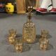 Carafe et 5 verres vintage