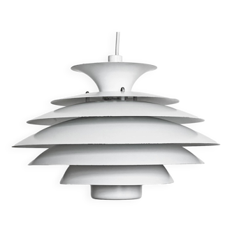 Large multilayered pendant light by Design Light A/S. Denmark 1970s
