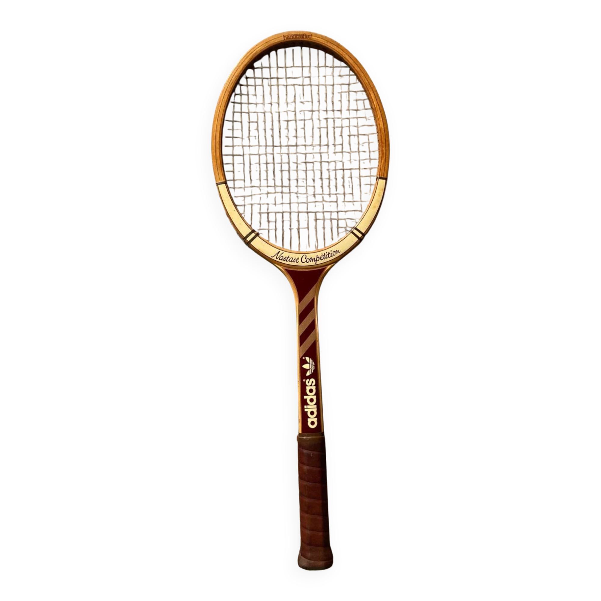 Vintage Adidas Nastase Competition Tennis Racket + Zephyr Press