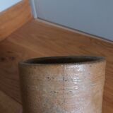 Brutalist vase pitcher signed in stoneware