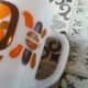 Mobil mugs and vintage pitcher in arcopal
