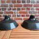 Industrial enamelled sheet metal bowls