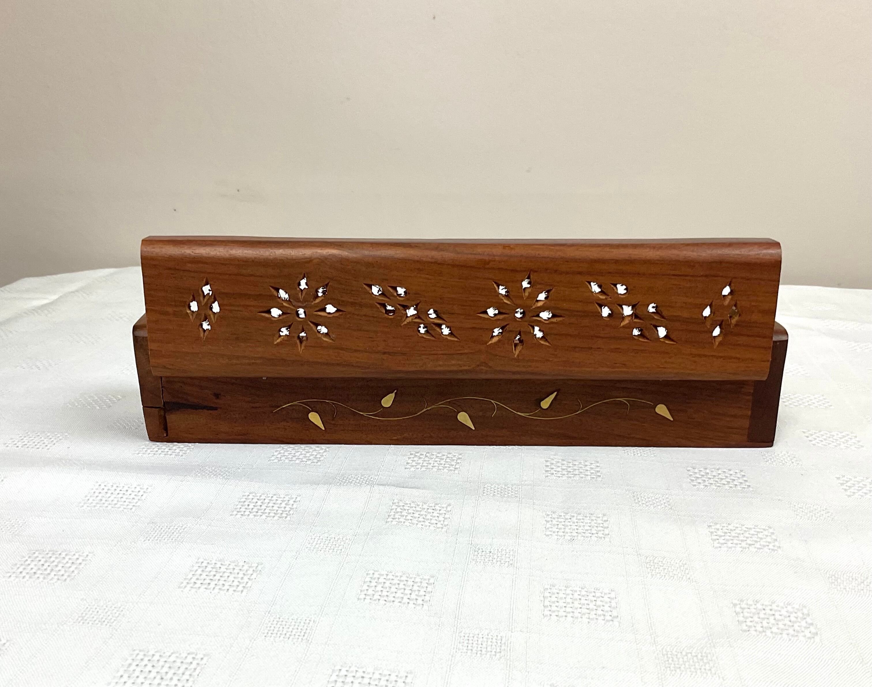 Elongated wooden box India