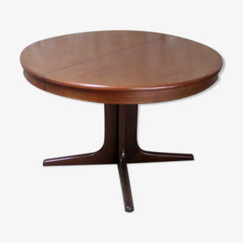 Round table in teak Baumann 60s