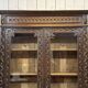 Breton library from the early 20th century in chestnut wood