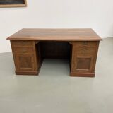 1950s walnut counter or desk