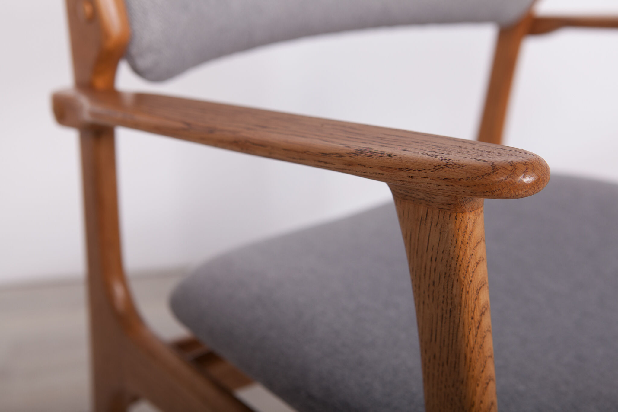 Oak Model 49 Dining Chairs by Erik Buch for Odense Maskinsnedkeri / O.D. Møbler, 1960s, Set of 6