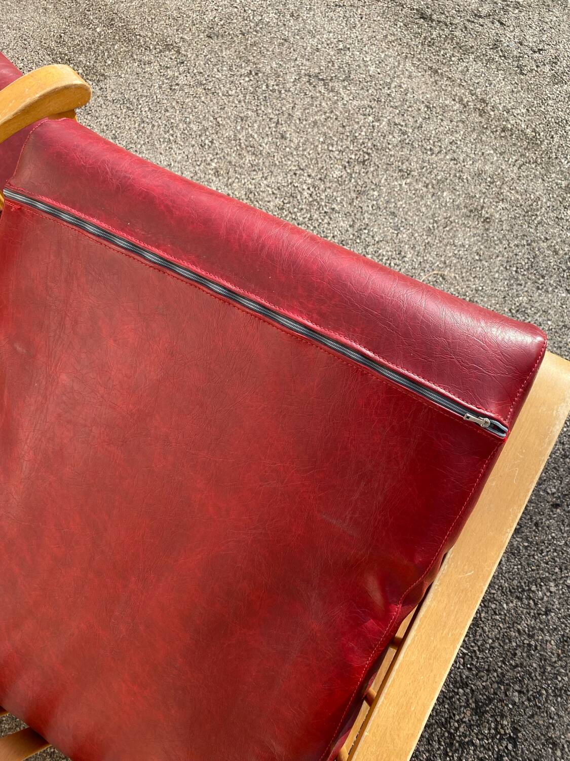 Pair of Baumann leather armchairs