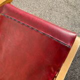 Paire de fauteuils cuir baumann