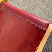 Pair of Baumann leather armchairs