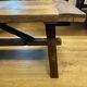 Tower antique oak farmhouse table - 250 by 90 cm