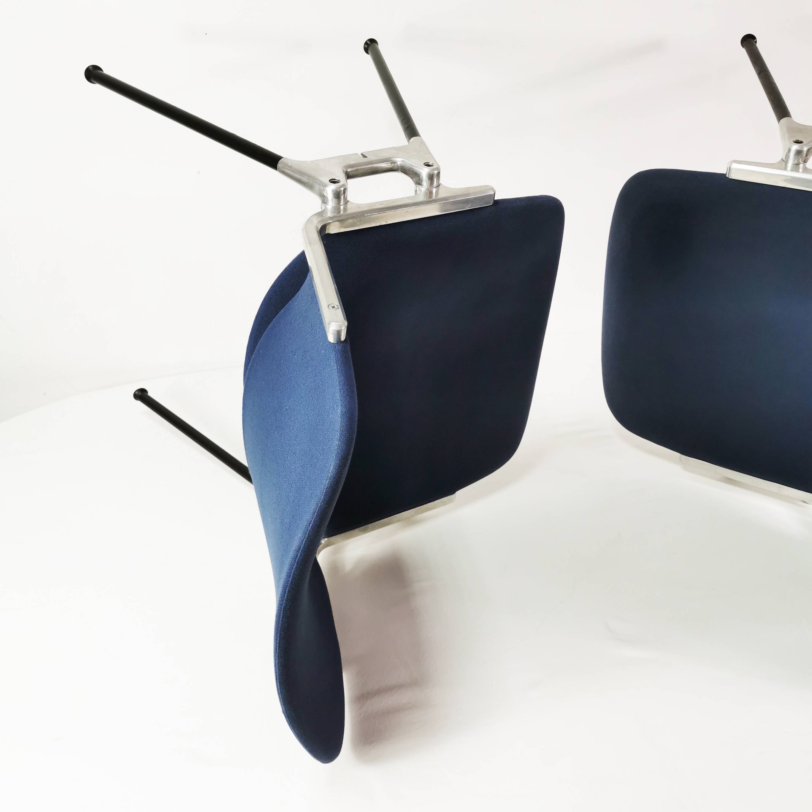 Pair of modernist chairs, Anonima Castelli, designed by G. Piretti, Italy