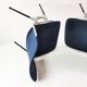 Pair of modernist chairs, Anonima Castelli, designed by G. Piretti, Italy