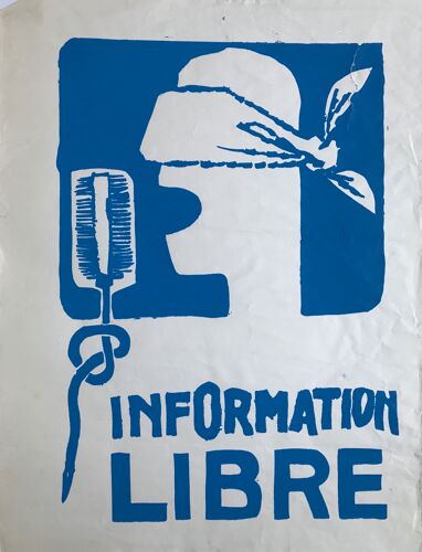 Original poster of May 68 "Free Information"