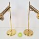 Vintage Brass Trumpet Table Lamps by Solken Leuchten, 1970s, Set of 2