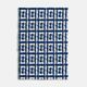 Mid-century GFM stool in geometric jacquard tweed by Dedar, E. Homa, Europe, 1960s.