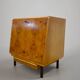 Vintage Czech Burr Walnut Bar Cabinet 1950s