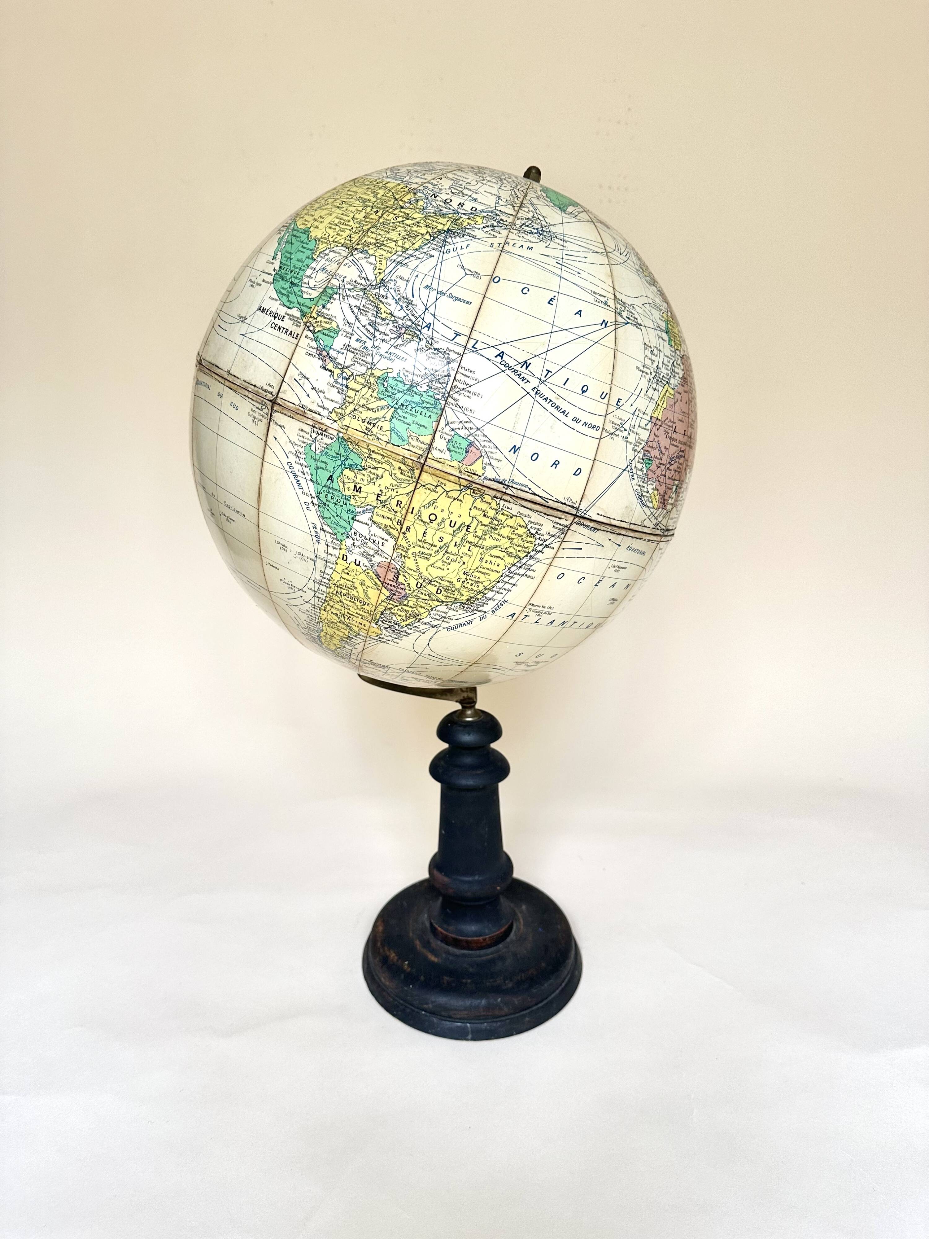 Terrestrial globe Girard, Barrère and Thomas - 58 cm
