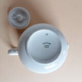 Old Pillivuyt teapot in white porcelain