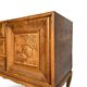 Italian Mid-Century cherrywood veneered and solid wood sideboard.