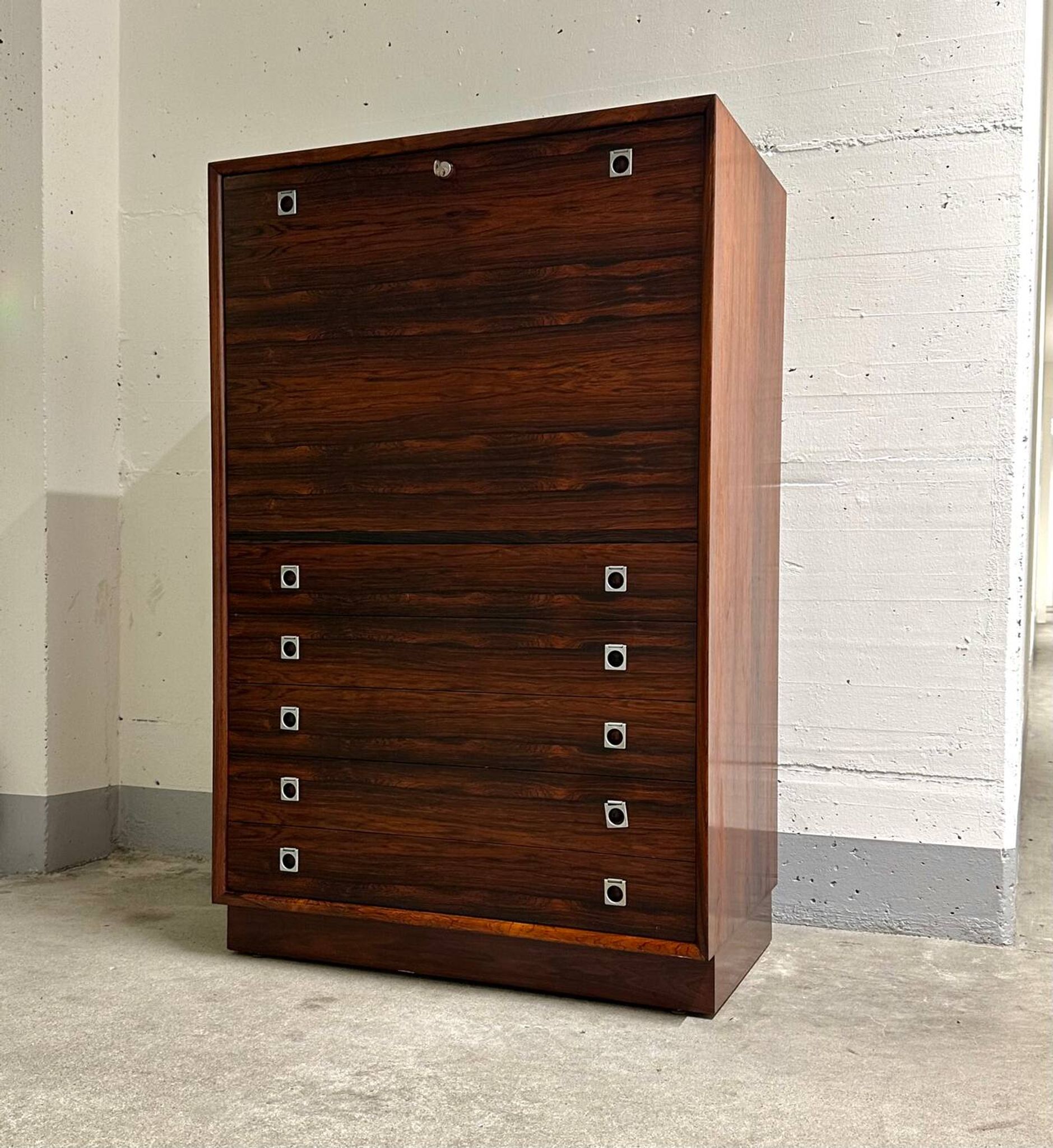 Arne Vodder Palisander Secretary in Palisander for Sibast 60s