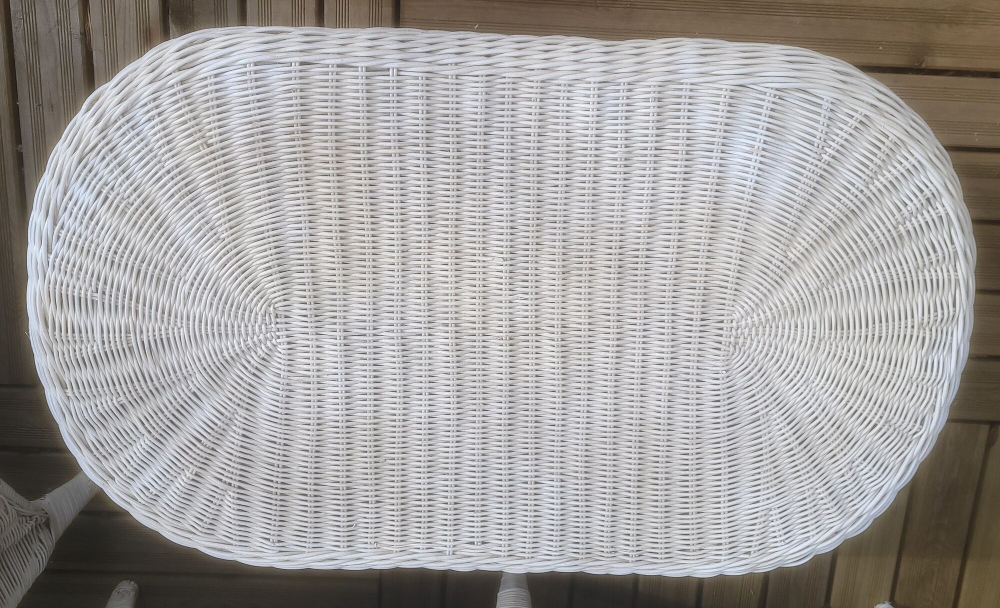 Vintage peacock rattan garden furniture