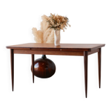 Vintage teak dining table – extendable Scandinavian design