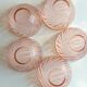 5 bols verre rose arcoroc rosaline