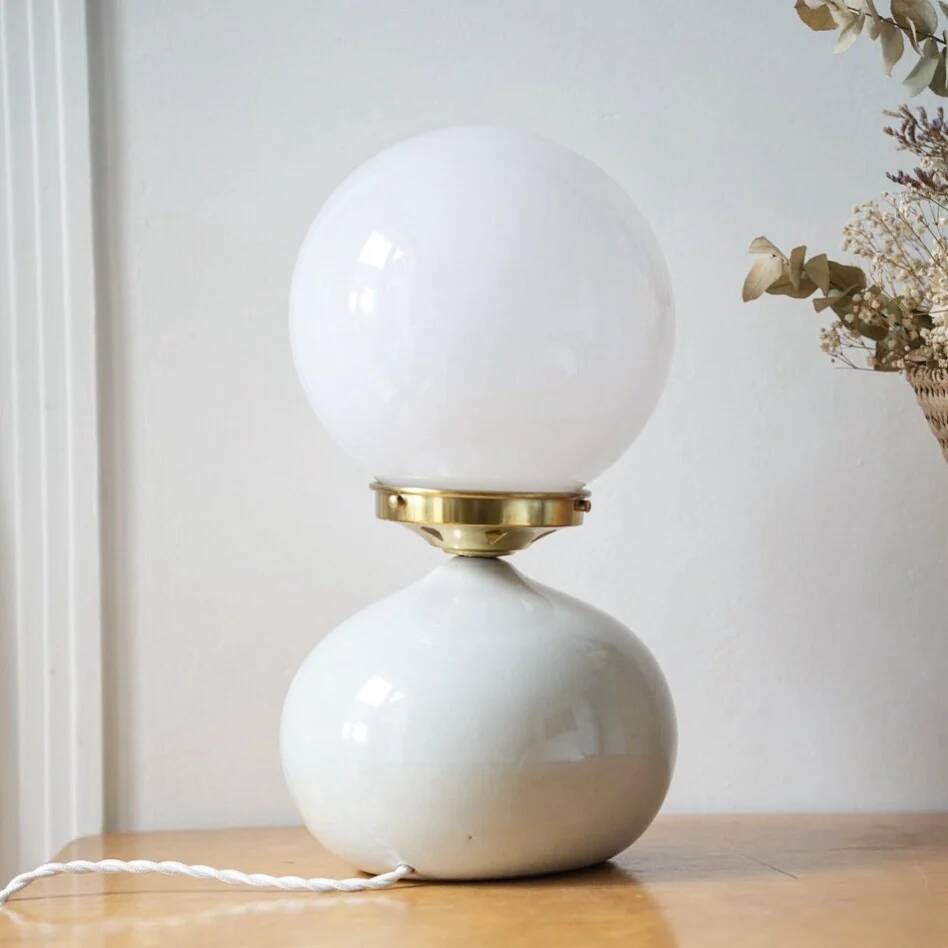Lampes céramique & opaline