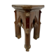 Neo-Gothic stool in solid oak NINETEENTH century