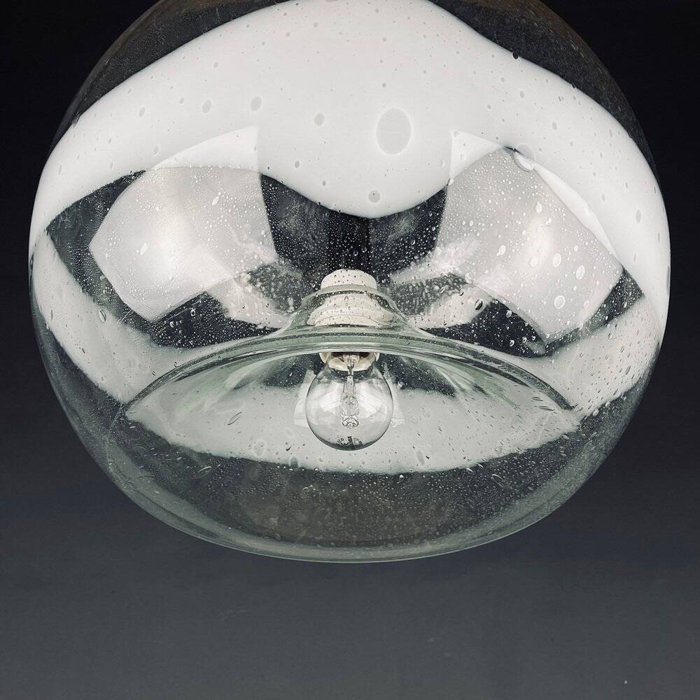Large Murano glass pendant lamp by Ettore Fantasia & Gino Poli Sothis, Murano, Italy, 1970s.