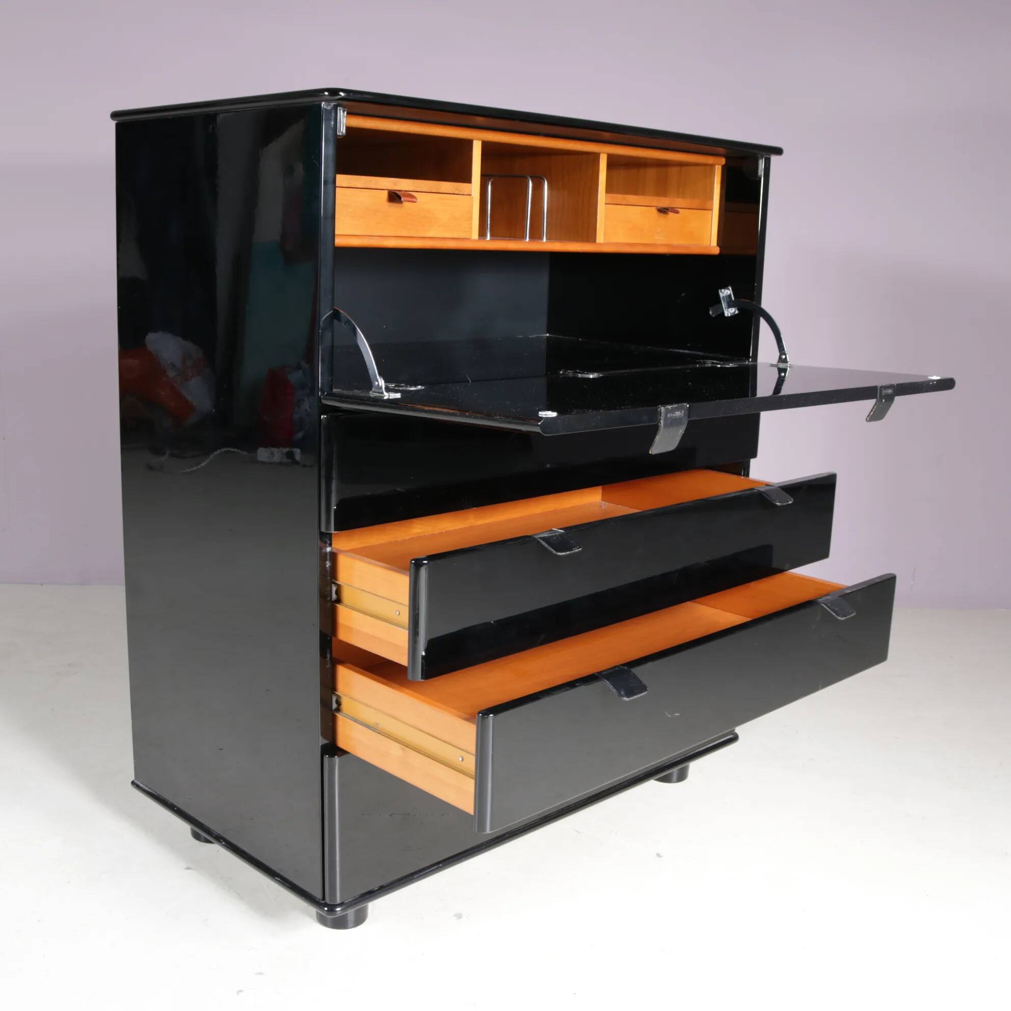 1980s Peter Maly secretary cabinet for Interlubke, Germany