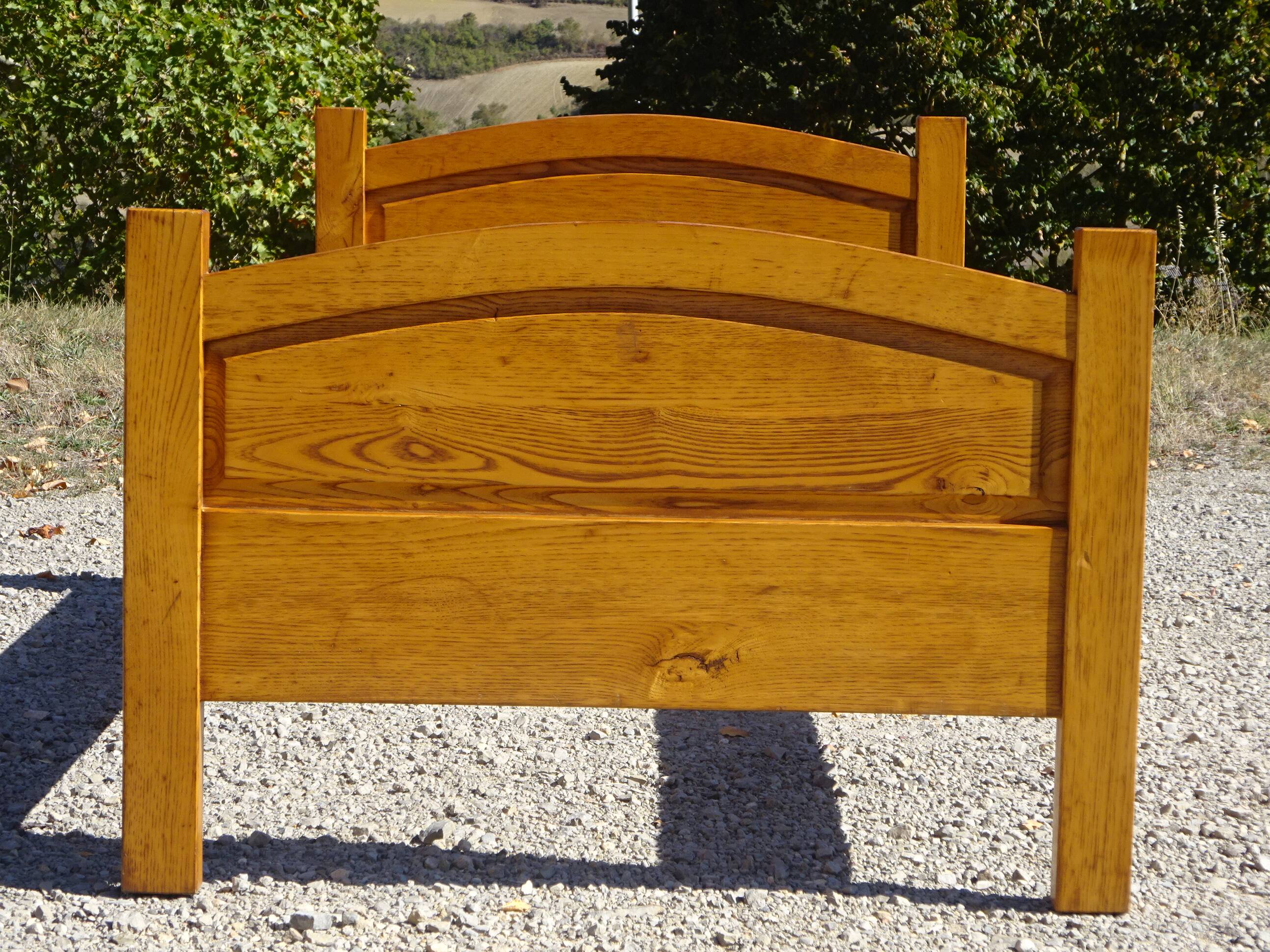 Solid oak bed, 1 place 90x190 cm