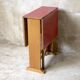 Vintage 1980s red formica folding table