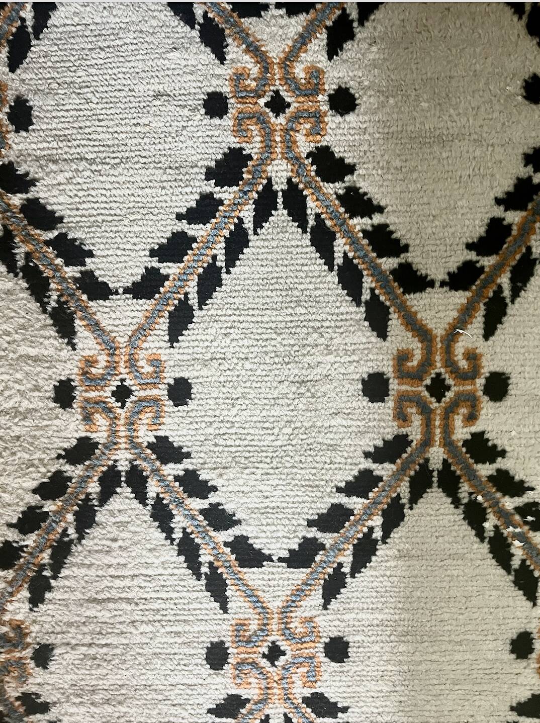 Two vintage Berber rugs from the 1970s