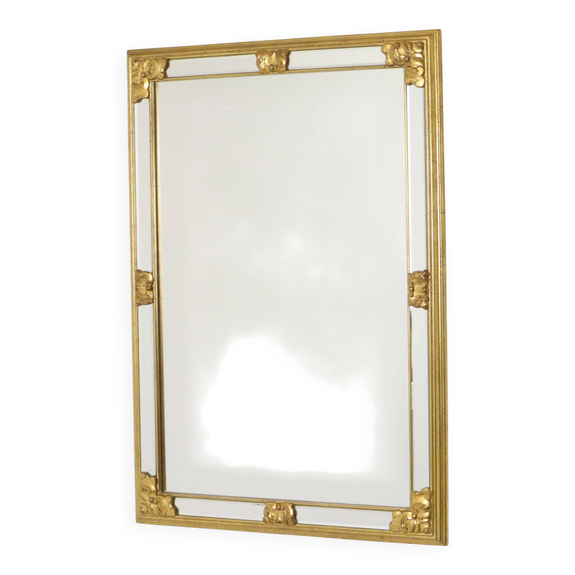 Large Vintage Deknudt Mirror, Hollywood Regency 1970s Design
