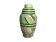 Art Deco, ovoid vase in faience signed Géo Condé and Mougin circa 1930.