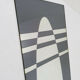 Vintage mirror Jacques Hitier 1950