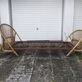 Rattan bed
