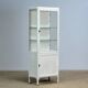 Vintage iron medical cabinet, 1950s