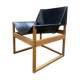 Chaise Canto en cuir sellier Rainer Schell pour Schlapp Vintage