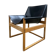 Chaise Canto en cuir sellier Rainer Schell pour Schlapp Vintage