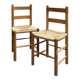 Straw chairs