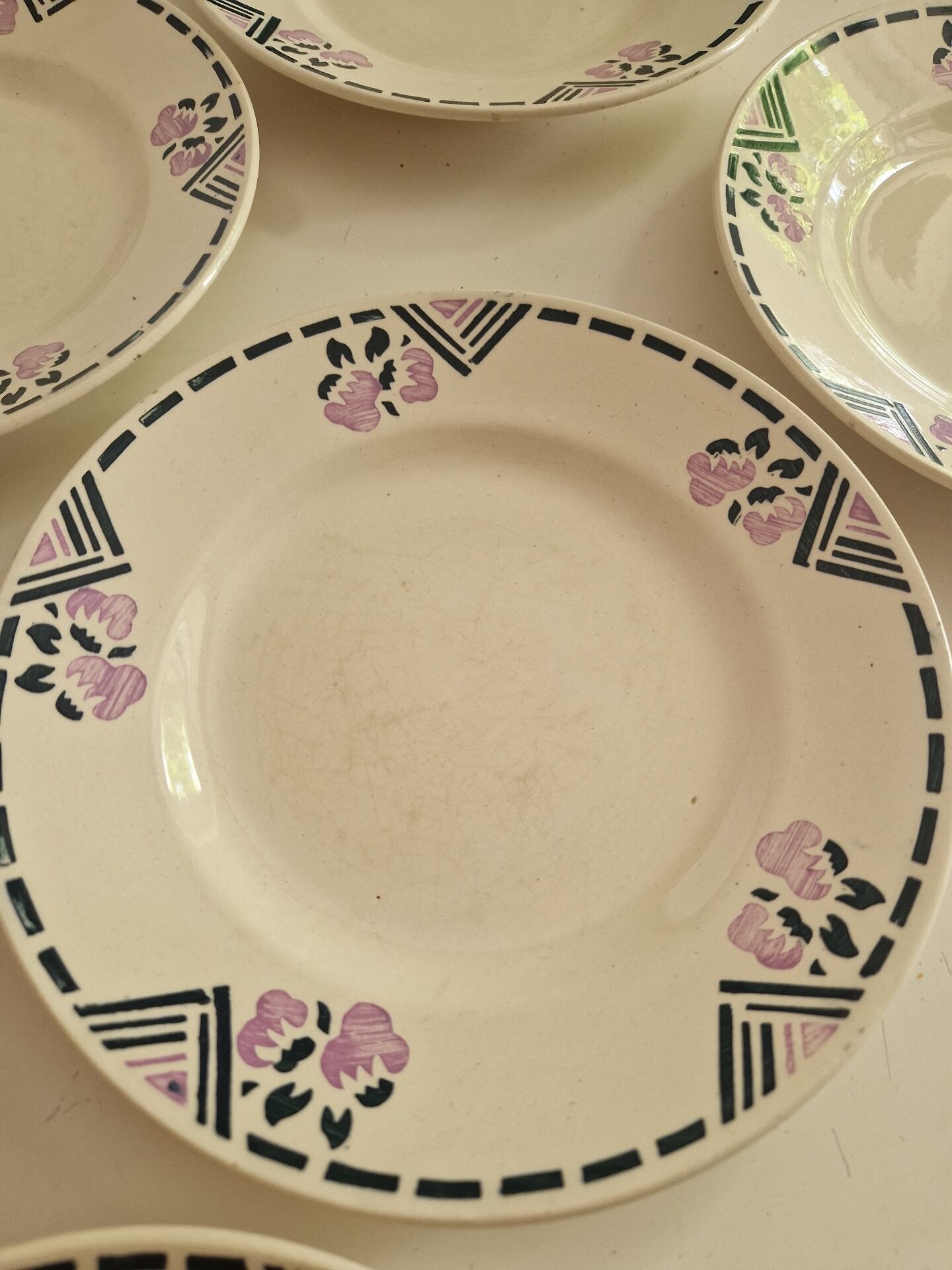 Set of 12 Dessert Plates Model Tunis