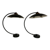 Wall sconces - Space Age design - vintage 1970s/80s